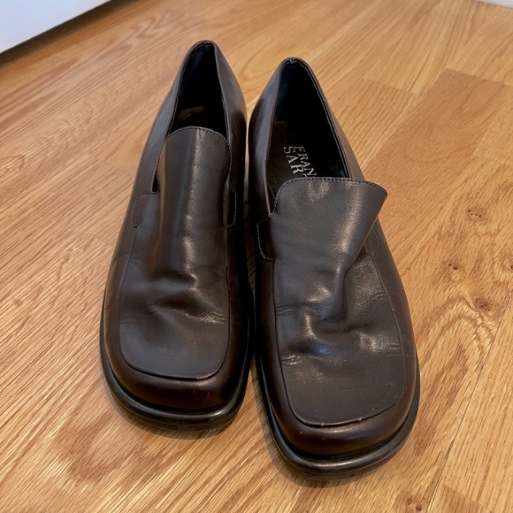 Franco Sarto Women’s Bocca Brown Leather Loafers Size 8 - Picture 2 of 10